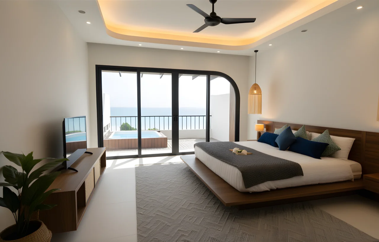 Chambre avec vue mer